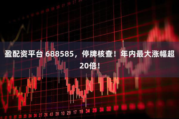 盈配资平台 688585，停牌核查！年内最大涨幅超20倍！